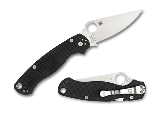Spyderco Knives™ Para Millie 2 Compression Liner Lock C81GPLE2 Black G-10 CPM S45VN Stainless Steel Pocket Knife