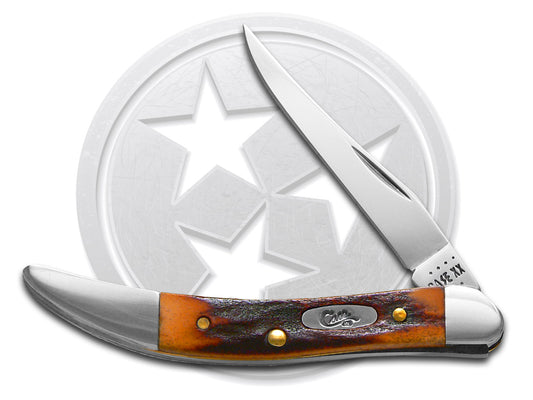 W.R. Case XX Knives Genuine Red Deer Stag Toothpick Stainless Pocket Knife 08469