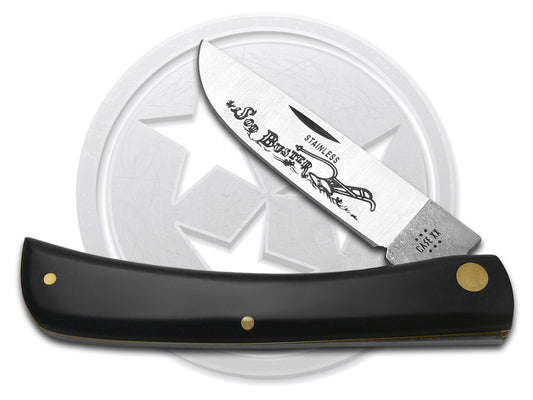 W.R. Case XX Knives Black Synthetic Sodbuster Pocket Knife 00092