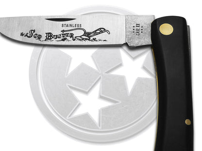 W.R. Case XX Knives Black Synthetic Sodbuster Pocket Knife 00092
