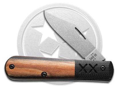 W.R. Case XX Knives Barlow XR Crossroads Buckskin DymaLux Wood S35VN Steel 10937 Pocket Knife
