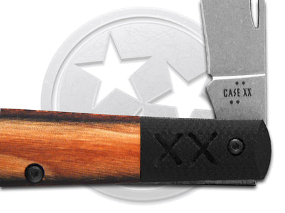 W.R. Case XX Knives Barlow XR Crossroads Buckskin DymaLux Wood S35VN Steel 10937 Pocket Knife