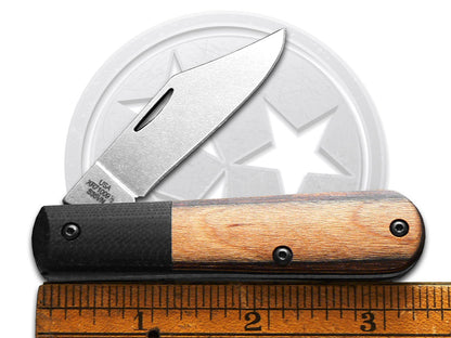 W.R. Case XX Knives Barlow XR Crossroads Buckskin DymaLux Wood S35VN Steel 10937 Pocket Knife