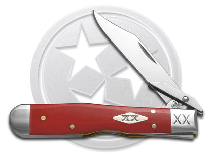 W.R. Case XX Knives Cheetah Cub Smooth Dark Red Bone 12492 Stainless