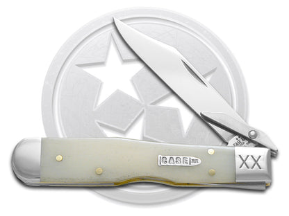 W.R. Case XX Knives Cheetah Cub Natural Bone 12496 Stainless Pocket Knife