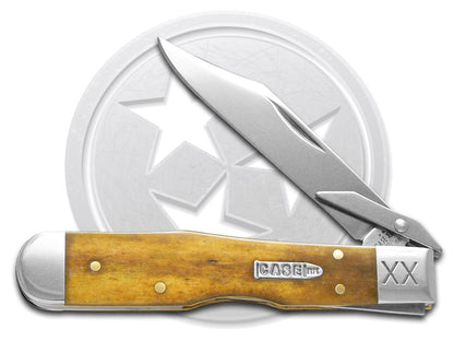 W.R. Case XX Knives Cheetah Cub Antique Bone 12497 Stainless Pocket Knife