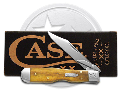 W.R. Case XX Knives Cheetah Cub Antique Bone 12497 Stainless Pocket Knife