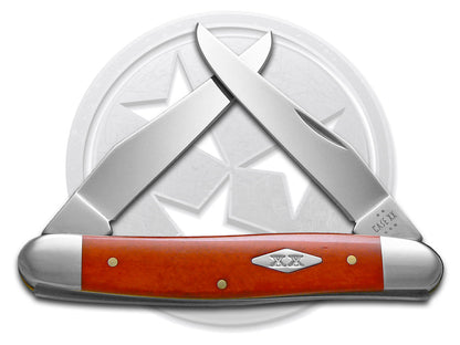 W.R. Case XX Knives Muskrat Smooth Red Bone 12517 Stainless 1/500 Pocket Knife