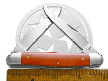 W.R. Case XX Knives Muskrat Smooth Red Bone 12517 Stainless 1/500 Pocket Knife