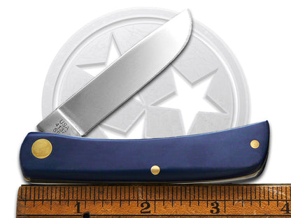 W.R. Case XX Knives Sod Buster Jr USMC Marines Dark Blue Synthetic Pocket Knife 13211