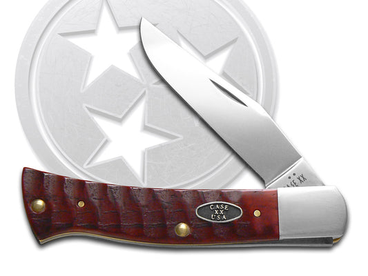 W.R. Case XX Knives Axe Handle Gator Jig Old Red Bone 51546 Stainless Pocket Knife
