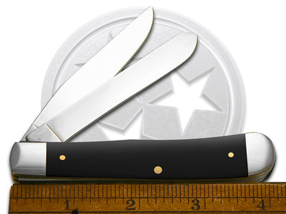 W.R. Case XX Knives Trapper Black Harley-Davidson 52269 Stainless Pocket Knife