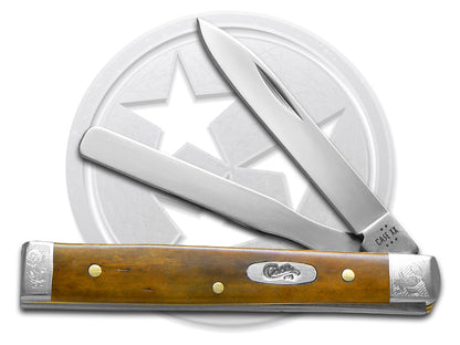 W.R. Case XX Knives Baby Doc Scrolled Antique Bone 64259 Stainless 1/500 Pocket Knife