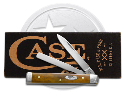 W.R. Case XX Knives Baby Doc Scrolled Antique Bone 64259 Stainless 1/500 Pocket Knife