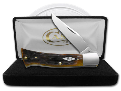 W.R. Case XX Knives Axe Handle Barn Board Jig Antique Bone 64260 Stainless 1/500 Pocket Knife