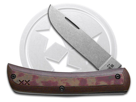 W.R. Case XX Knives Sod Buster Jr XR Crossroads Slane Richlite 64265 S35VN Stainless 1/500 Pocket Knife