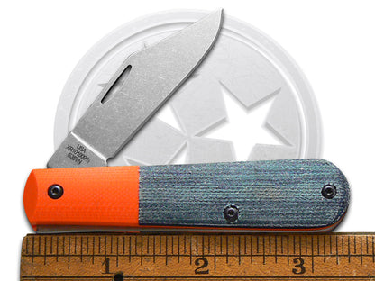 W.R. Case XX Knives Barlow XR Crossroads Blue Denim S35VN Steel 64266 Pocket Knife