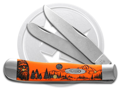 W.R. Case XX Knives Trapper Sasquatch Orange Synthetic 80500SQH Stainless Pocket Knife