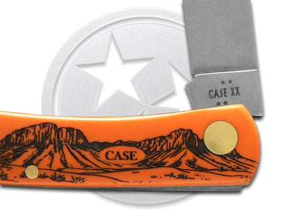 W.R. Case XX Knives Sod Buster Jr Aliens Orange Synthetic 80502ALS Stainless Pocket Knife