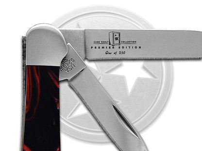 W.R. Case XX Knives Copperhead Vault Collection 1/250 Man in Black & White Pearl Corelon 9249W-MBWP Stainless Pocket Knife
