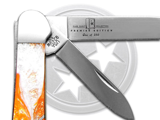 W.R. Case XX Knives Copperhead Vault Collection 1/250 Oktoberfest & Orange Corelon 9249W-OFOR Stainless Pocket Knife