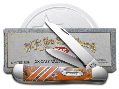 W.R. Case XX Knives Copperhead Vault Collection 1/250 Oktoberfest & Orange Corelon 9249W-OFOR Stainless Pocket Knife