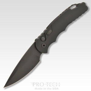 Pro-Tech Knives, LLC™ Tactical Response 5 Auto TR-5 OPERATOR Black 6061-T6 Aluminum CPM S35VN Stainless Steel Pocket Knife