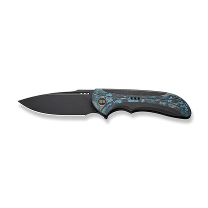 WE Knife Co., Ltd™ Equivik Frame Lock WE23020-4 Black & Blue 6al4v Titanium CPM 20CV Stainless Steel Pocket Knife