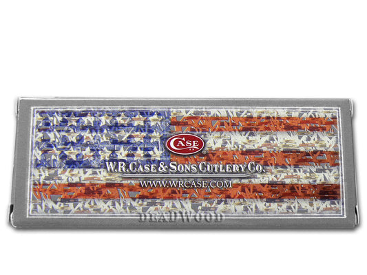 Case XX™ Knives Mini Copperlock Red Stripes of Service Flag Stainless Pocket Knife 07312