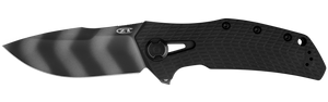 Zero Tolerance Knives™ 0308 Frame Lock 0308BLKTS Black G-10 and Titanium CPM 20CV Stainless Steel Pocket Knife