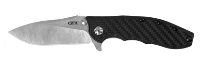 Zero Tolerance Knives™ 0562 Frame Lock 0562CF Black Carbon Fiber and Titanium CPM 20CV Stainless Steel Pocket Knife