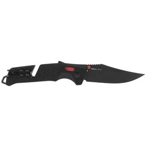 SOG Specialty Knives™ Trident AT Lever Lock 11-12-01-57 Black Glass-Reinforced Nylon D2 Semi-Stainless Steel Pocket Knife