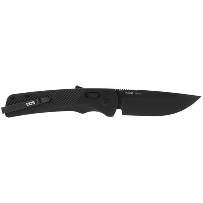 SOG Specialty Knives™ Flash AT Lever Lock 11-18-01-57 Black Glass-Reinforced Nylon D2 Semi-Stainless Steel Pocket Knife