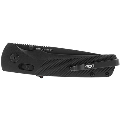 SOG Specialty Knives™ Flash AT Lever Lock 11-18-01-57 Black Glass-Reinforced Nylon D2 Semi-Stainless Steel Pocket Knife