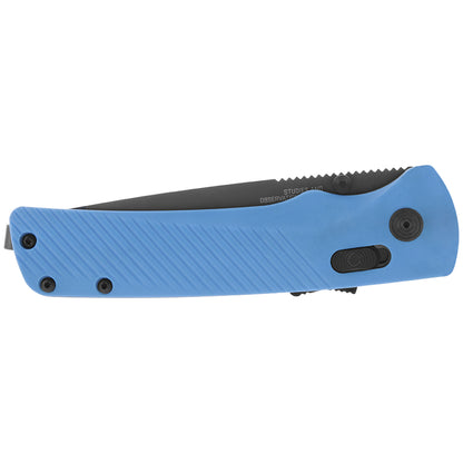 SOG Specialty Knives™ Flash AT Lever Lock 11-18-04-57 Civic Cyan Glass-Reinforced Nylon D2 Semi-Stainless Steel Pocket Knife