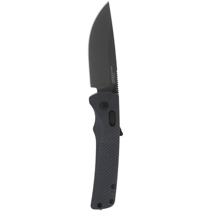 SOG Specialty Knives™ Flash AT Lever Lock 11-18-05-57 Urban Grey Glass-Reinforced Nylon D2 Semi-Stainless Steel Pocket Knife