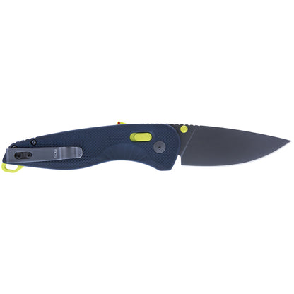 SOG Specialty Knives™ Aegis AT Lever Lock 11-41-03-57 Indigo Glass-Reinforced Nylon D2 Semi-Stainless Steel Pocket Knife