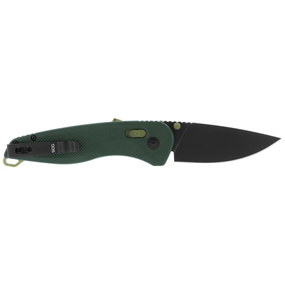 SOG Specialty Knives™ Aegis At Lever Lock 11-41-04-57 Forest Glass-reinforced Nylon Cryo D2 Carbon Steel Pocket Knife