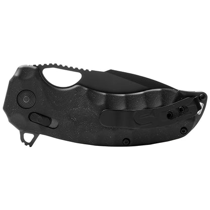 SOG Specialty Knives™ Kiku XR Lever Lock 12-27-02-57 Black Linen Micarta CTS XHP Stainless Steel Pocket Knife