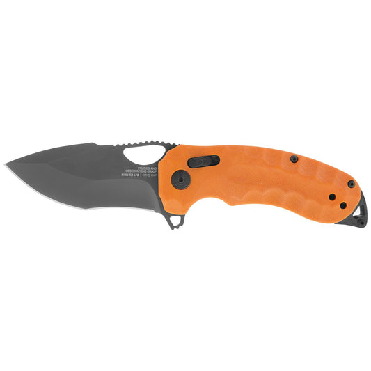 SOG Specialty Knives™ Kiku Xr Lever Lock 12-27-03-57 Orange G-10 CTS XHP Stainless Steel Pocket Knife