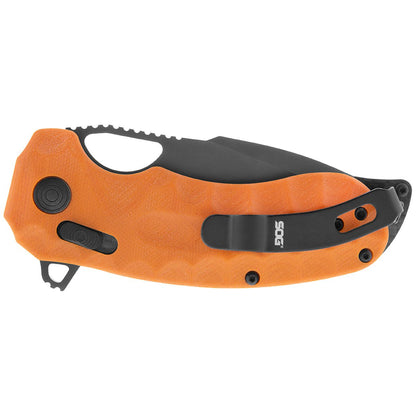 SOG Specialty Knives™ Kiku Xr Lever Lock 12-27-03-57 Orange G-10 CTS XHP Stainless Steel Pocket Knife