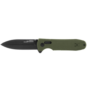 SOG Specialty Knives™ Pentagon XR Crossbar Lock 12-61-02-57 OD Green G-10 Cryo CTS XHP Stainless Steel Pocket Knife