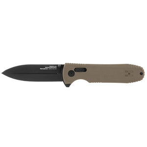 SOG Specialty Knives™ Pentagon XR Crossbar Lock 12-61-03-57 Flat Dark Earth G-10 Cryo CTS XHP Stainless Steel Pocket Knife