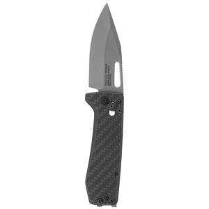 SOG Specialty Knives™ Ultra XR Lever Lock 12-63-01-57 Black Carbon Fiber Cryo CPM S35VN Stainless Steel Pocket Knife