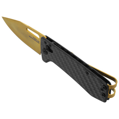 SOG Specialty Knives™ Ultra XR Lever Lock 12-63-02-57 Black Carbon Fiber Cryo CPM S35VN Stainless Steel Pocket Knife