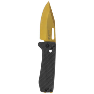 SOG Specialty Knives™ Ultra XR Lever Lock 12-63-02-57 Black Carbon Fiber Cryo CPM S35VN Stainless Steel Pocket Knife