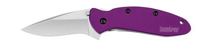 Kershaw Knives™ Scallion Liner Lock 1620PUR Purple Anodized Aluminum 420HC High Carbon Steel Pocket Knife