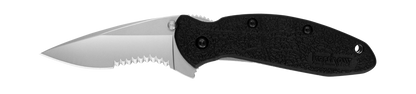 Kershaw Knives™ Scallion Liner Lock 1620ST Black Glass-filled Nylon 420HC High Carbon Steel Pocket Knife