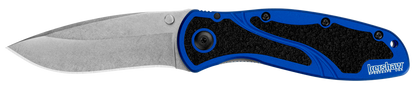 Kershaw Knives™ Blur Liner Lock 1670NBSW Navy Blue Anodized Aluminum Sandvik 14C28N Stainless Steel Pocket Knife