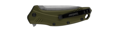Kershaw Knives™ Link Liner Lock 1776OLSW Olive Green Anodized Aluminum CPM 20CV Stainless Steel Pocket Knife